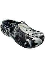 Crocs Kid’s Unisex Classic Marbled Clog Clog White/Black