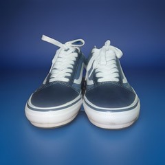 Vans Old Skool Low Top Sky Light & Dark Blue 2 Tone Men’s 8.5 US New No Box