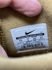 Nike Air Force 1 High Flax Wheat Sneakers Kids Size 7Y GS Suede Tan 807617-200