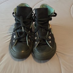 Converse Chuck Taylor All Star Psychedelic Hoops Graphic Black High Tops Size 2