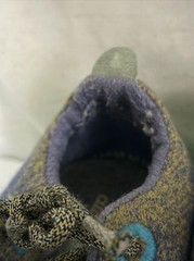 Allbirds Smallbirds Wool Runner Wowza Blue/Buoyant Mint Youth Size 1 Flaw