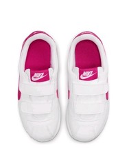 Nike Cortez Basic SL Low White Pink Prime, Size 1Y (PS)