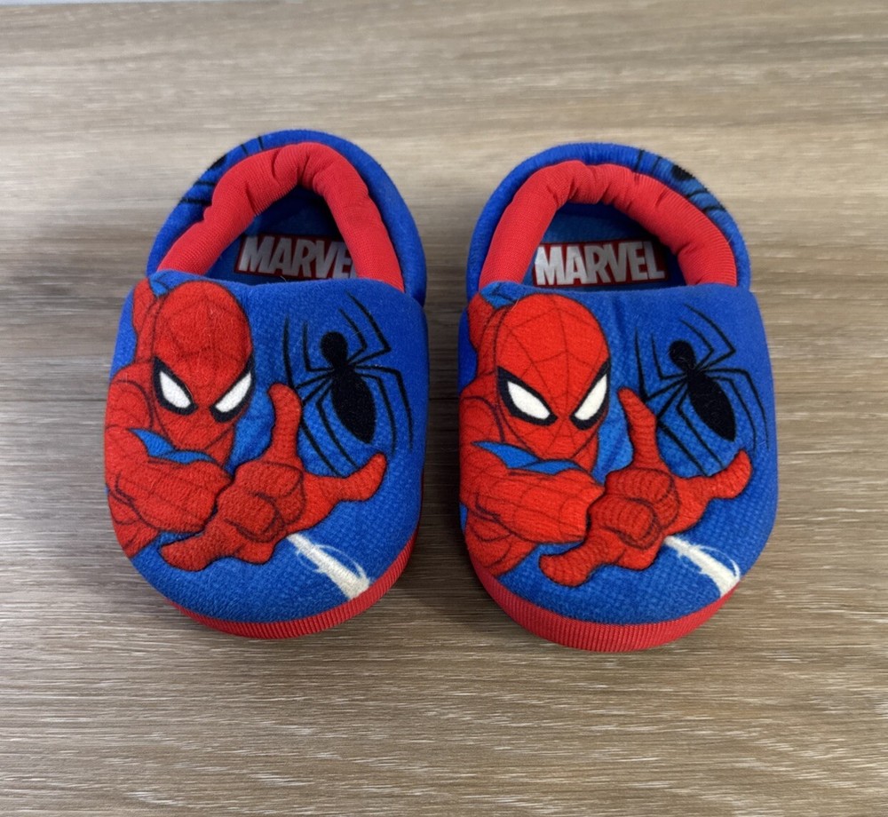 Marvel Children’s Spiderman Slippers | Size Small 5/6 | Medium Width | Preowned