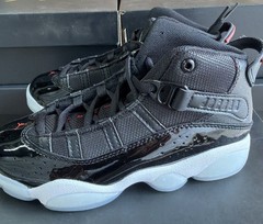 ⚡️JORDAN 6 RINGS (PS) BLACK GYM/RED-WHITE (Size 1Y) 323432064