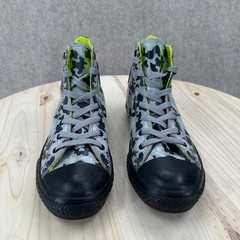 Converse Chuck Taylor Rubber Hi Camo Grey Black Neon Rain Boot Sneakers 6