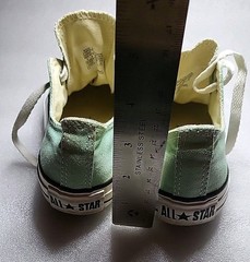 Converse All Stars Canvas Junior Turquoise Lace Up Tennis Shoes Size 5
