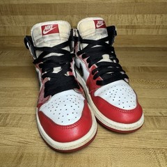 Jordan 1 Retro High OG SP Spiderman Across The Spider Verse Size 2Y Shoes Kids