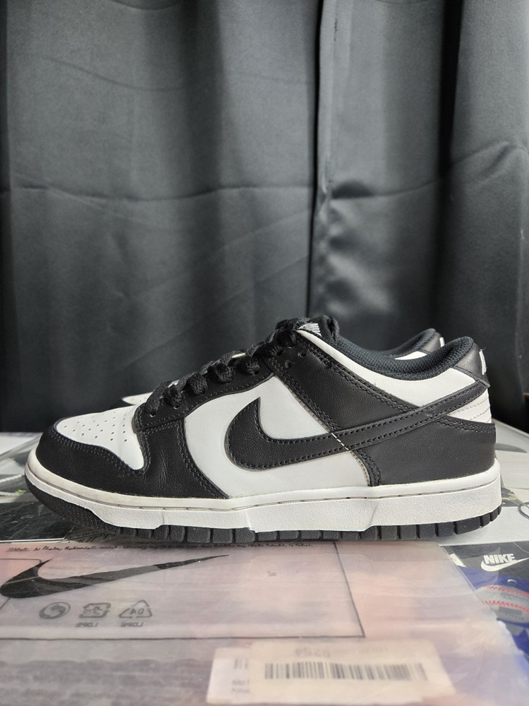 Nike Dunk Low GS Panda Dunks White/Black, Size 6Y womens 7.5