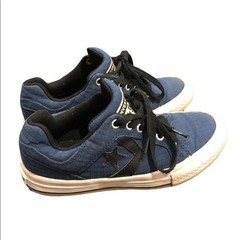 Converse El Distrito Ripstop All Stars youth sneakers size 13 in blue and black