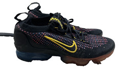 Size 5Y Nike Air Vapormax Flyknit 2021 Black Blue Red DV2198-001