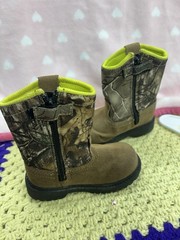 Magellan Camo Side Zip Boots Toddler Size 8D