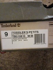 Timberland Premium 6 inch Toddler Petite Black Boots size 9 M /MNew in Box