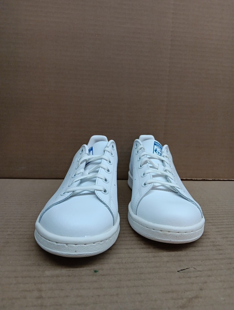 Adidas Stan Smith J Style- S74778, White/blue, Sz 6.5