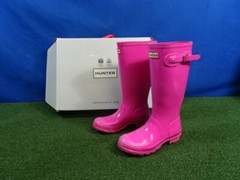 Hunter Original Kids Gloss Lipstick Rain Boots size 5g / 4b