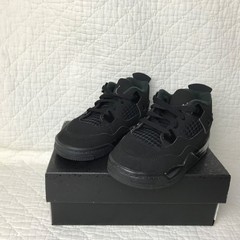 Air Jordan Jordan 4 Retro (TD) Toddler Shoes SZ 10C Black Cat IB4387-010