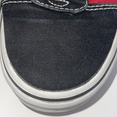 Vans Ward color block Shoes Size 2 Red white blue Black ColorWay Off The Wall