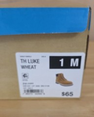 Thereabouts TH Luke Wheat Bootie Boots Lace-Up Zipper Faux Leather Ankle 1