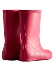 Hunter Little Original First Classic Kid’s Rain Boots, Bright Pink, K10