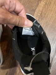 Hurley Toddlers Light Weight Sneaker Slip On Adjustable Strap Black New 9