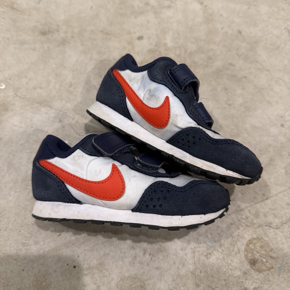 Nike MD Valiant TD Shoes Blue White Red CN8560-106 Size 7C
