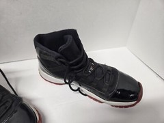 Air Jordan 11 Retro Bred 2012 Black Varsity Red White Sz-6.5y 378038-010
