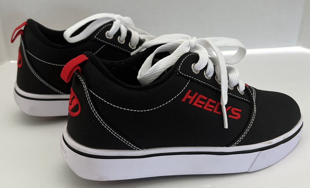VGC Heelys Pro 20 (HE100757) Black Skate Shoes Youth US Size 3 EUR 34