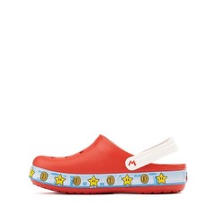 Super Mario Bros. Crocs Classic Lights Clog – Little Kid / Big Kid – Red