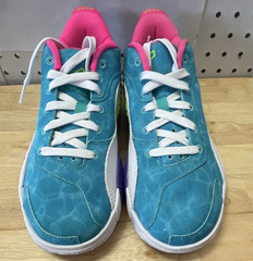 Jordan Tatum 2 Blue Pink Green Unisex Kids Sneakers Athletic Shoes Low To 4.7 Y