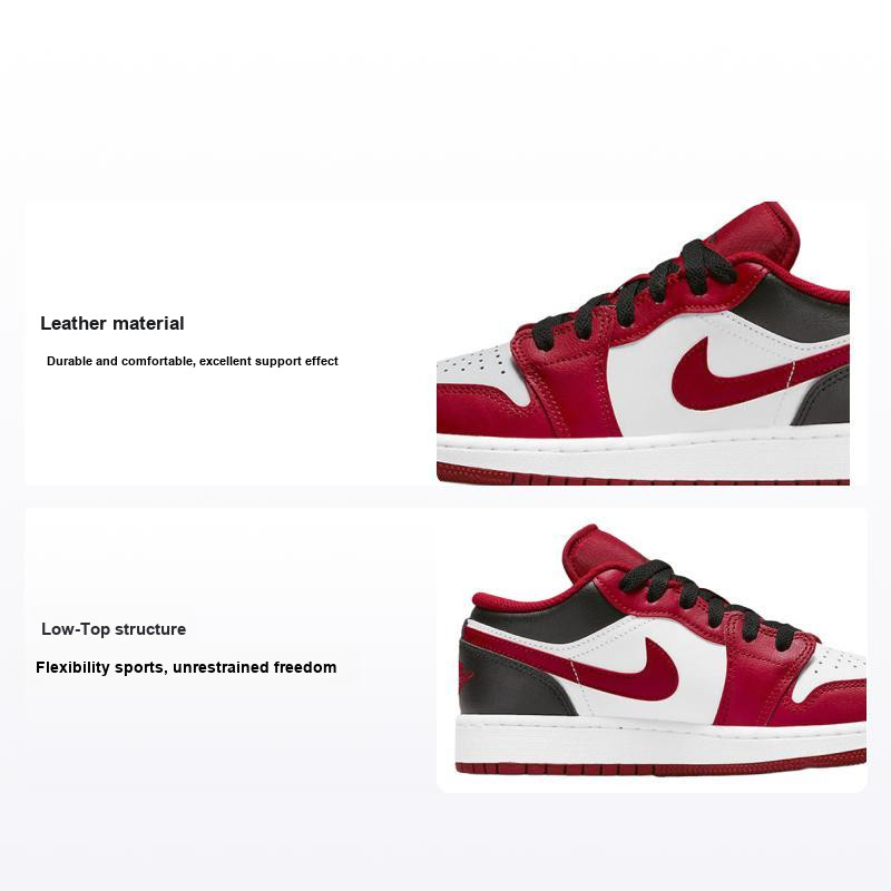 Jordan 1 Low Reverse Black Toe – 553560-163