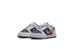 Size 3y – Nike Dunk Low SE Copper Swoosh Purple Preschool – Brand New