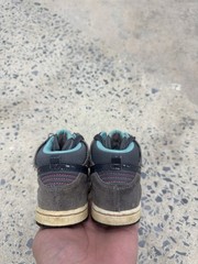 Nike Dunk High Wolf Grey Calypso Sneakers 2012 Kids Shoes 9C Toddler Rare Worn