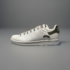 adidas Stan Smith J Camp ID7220 White Green Leather Unisex Size 4