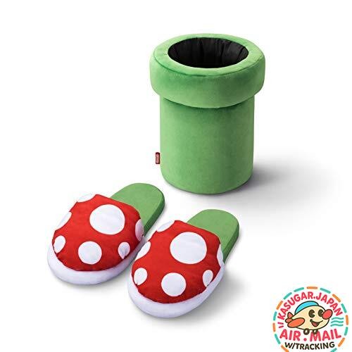 Super Mario Home & Party Room Slippers Piranha Plant Pipe Size 23–26cm fm Japan