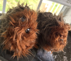 VTG 2012 Disney Star Wars Chewbacca Slippers Toddler Size med 7/8