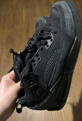 Jordan Spizike Black Synthetic Mesh Low Top Athletic Sneakers Kids 6.5Y