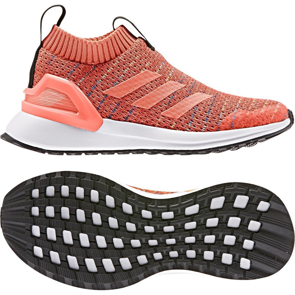 adidas Rapida Run LL Knit C Kinder Freizeitschuhe Sneaker Laceless G27317