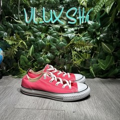 Converse All Star Junior Hot Pink Low Top Sneakers 664464F Size 4 / W 6
