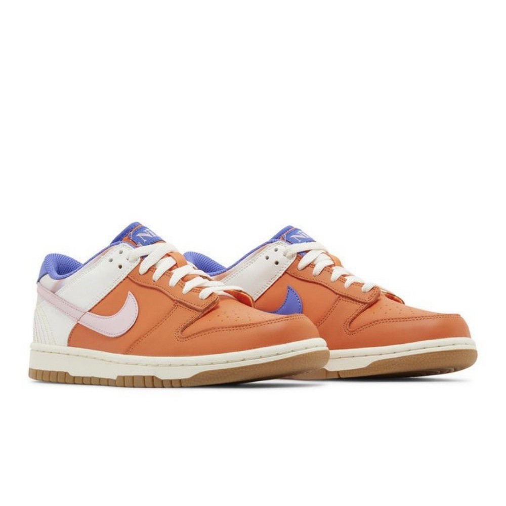 Nike Dunk Low Safety Orange Soft Pink FN0600-801 Gradeschool Size 6Y