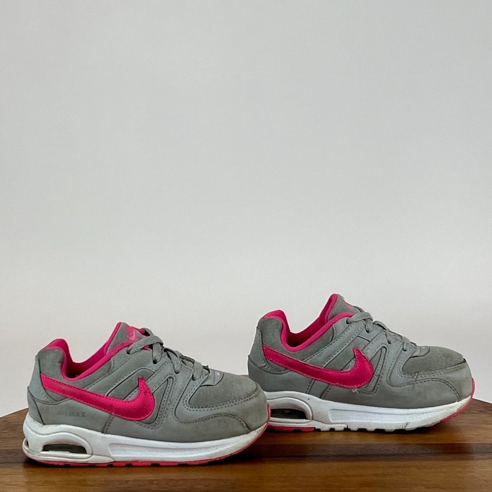 Little Kids Nike Air Max Command Flex Gray Athletic Shoes Sneakers Size 8 C GUC