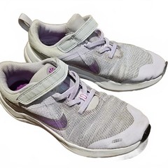 Nike Downshifter Purple and Gray Sneakers Size 2Y