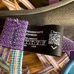 New Big Kids Childrens Chaco Purple Comfort Outdoor Hiking Sandals Size 5 Y