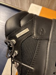 TIMBERLAND Field Boot Black Full Grain Leather Mid Lace Sz 10 Toddler