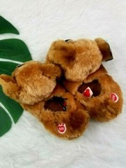Kids‘ Build-A-Bear Workshop Chocolate Chunk Pup Slippers M (12-13)
