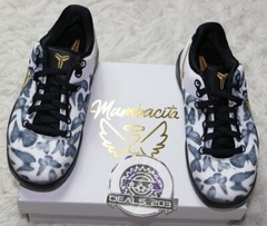 Nike Kobe 8 Protro Mambacita PS White Black Gold FN0267-102 Kids Size 12.5C NEW