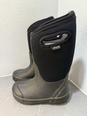 BOGS Neo Waterproof Winter Snow Boots Kid’s Sz 11 Unisex Black Muck Outdoor -30