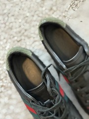 Gucci Ice Trainers Leather Kids Black Plain Shoes Like A New