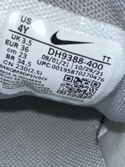Nike Air Max Motif GF Hyper Royal White Sneakers, Size 4Y BNIB DH9388-400
