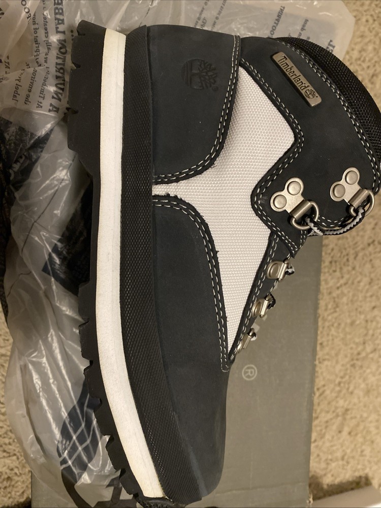 Timberland Euro Hiker – Junior Boot Size 5 Navy Nubuck New In Box with Tags