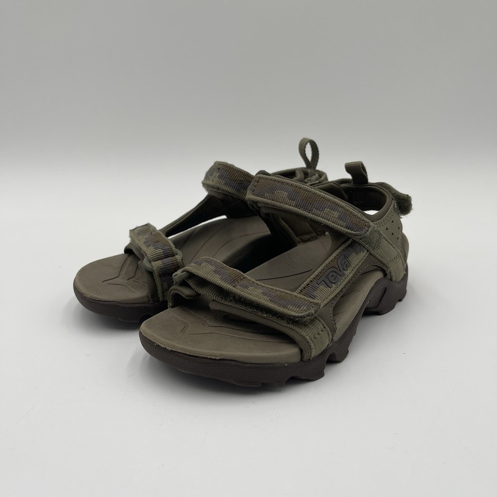 Teva Tanza Camouflage Nature Hiking Sandals Kids Unisex Size 12 Summer