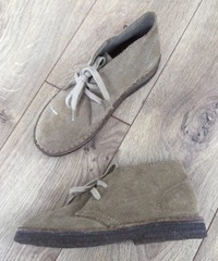 J CREW CREWCUTS KIDS‘ SUEDE MACALISTER BOOTS SHOES TAN BROWN SIZE K1 NEW 79394